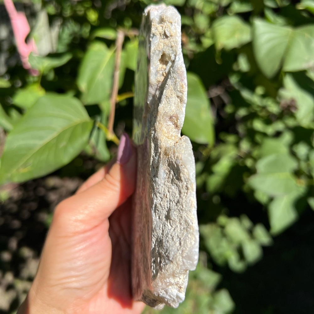 Mexican lace (1) agate slab with stand | crystal - Picture 6 of 14